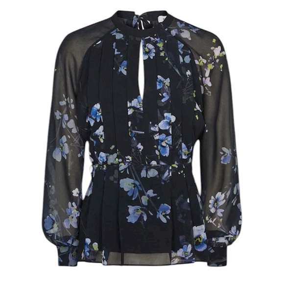 Reiss Tops - REISS Women’s Robbie Floral Printed Blouse Size 6